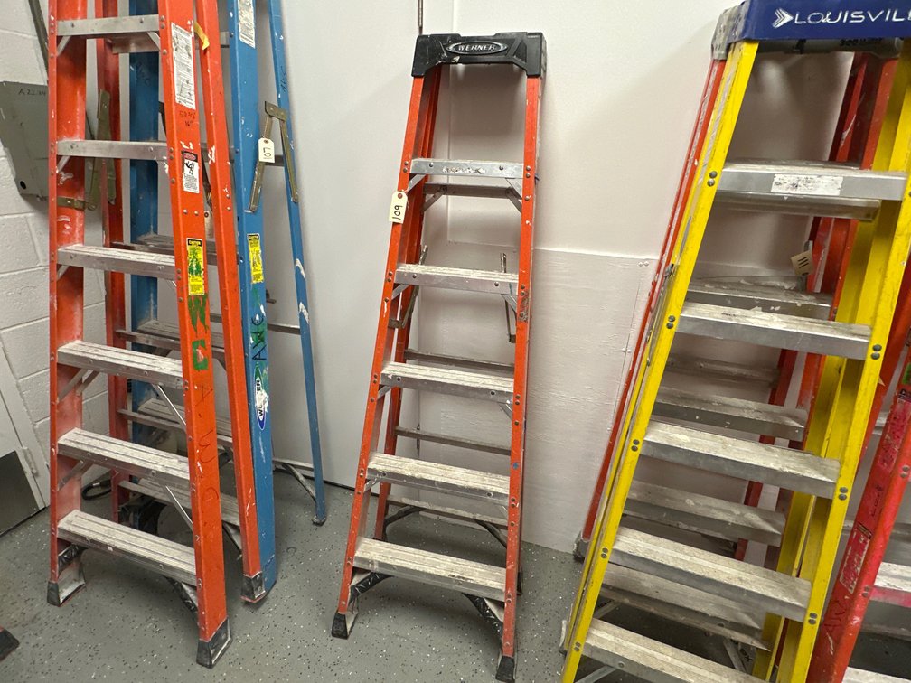 (1) 6’ Werner Fiberglass A-Frame Ladder