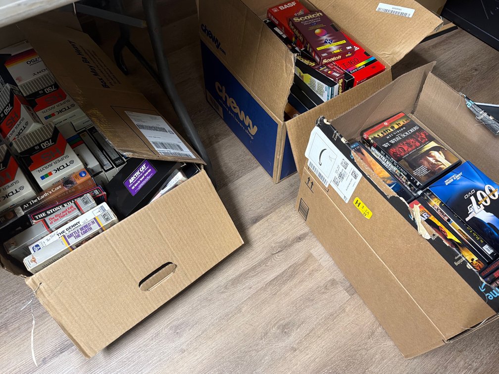 VHS’s & DVD’s