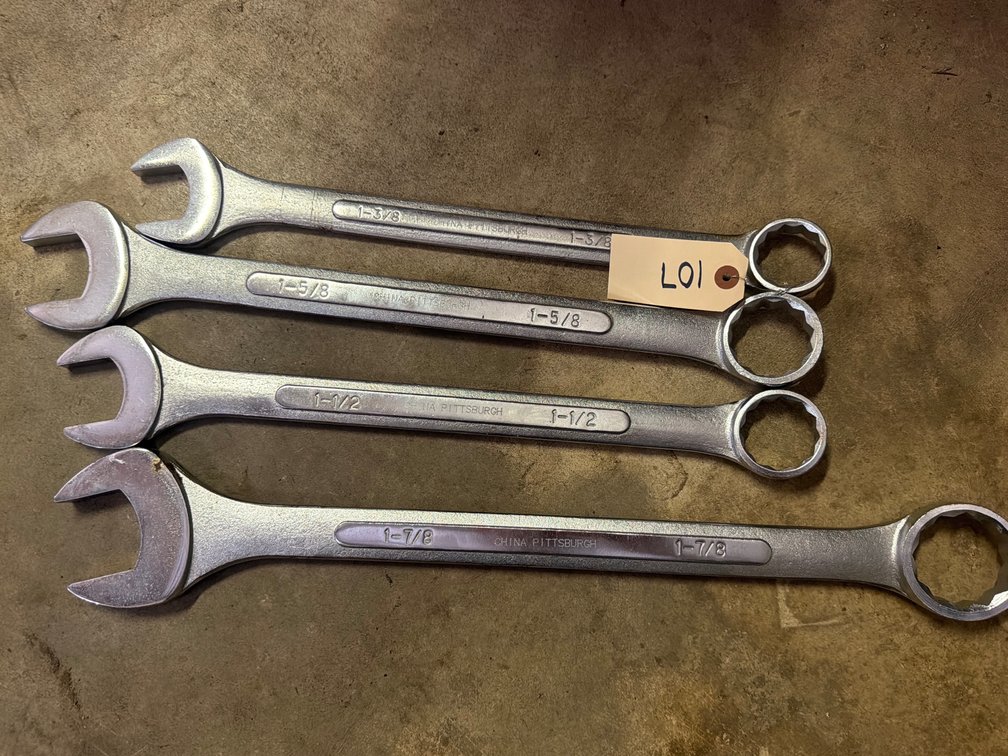 Pittsburgh Large Combination Wrenches