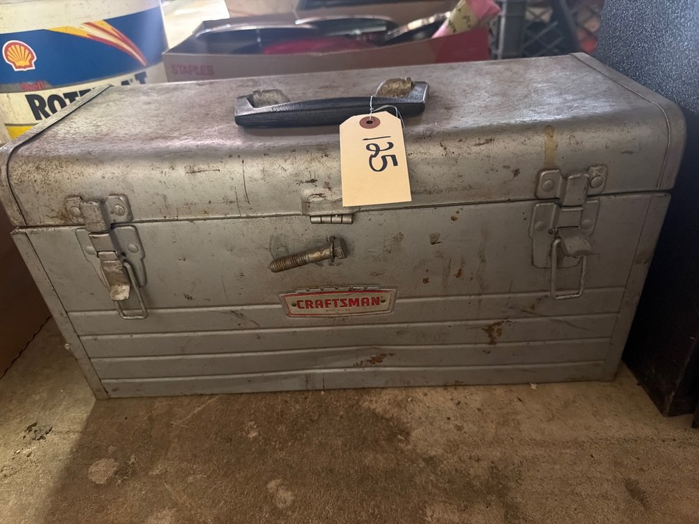 Steel Craftsman Toolbox With Contents