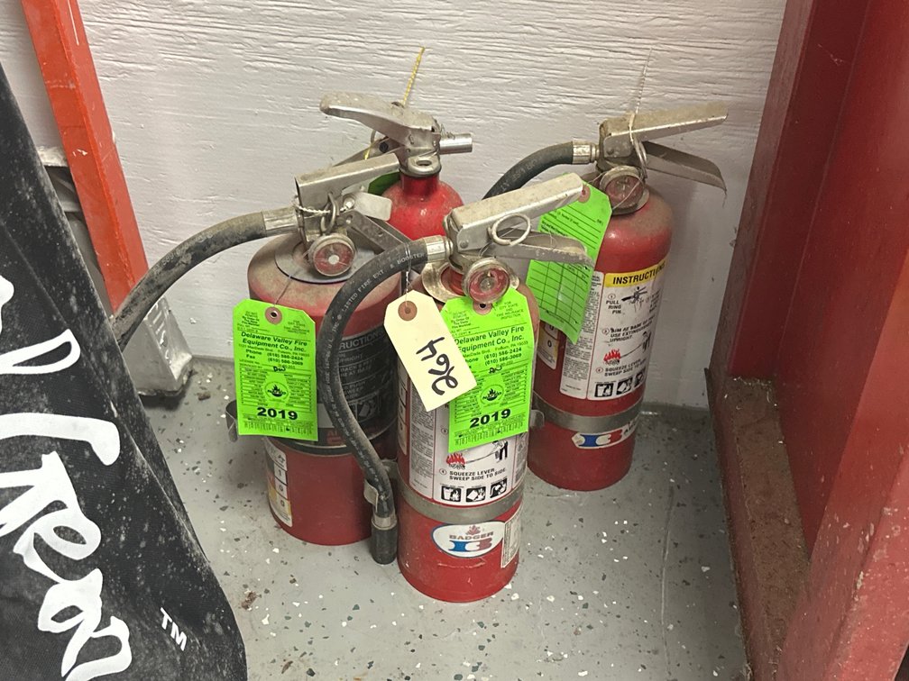 (4) Fire Extinguishers