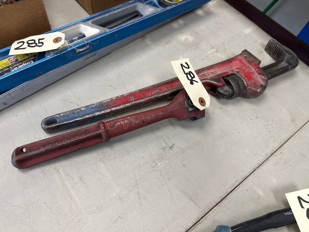RIDGID 18” Pipe Wrench & Wheel Dresser