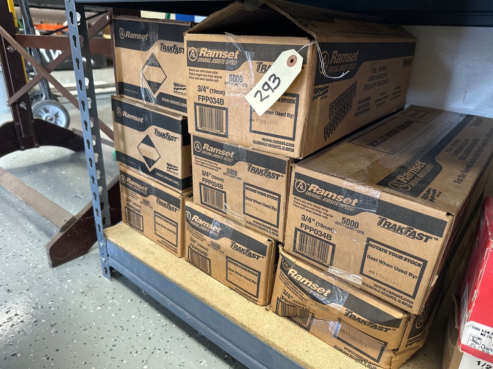 Approximately (8) Boxes Ramset TrakFast Fasteners