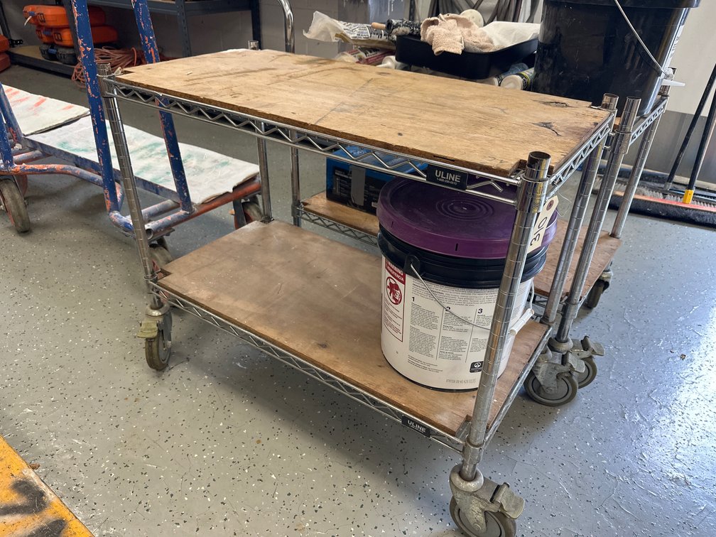 Mobile Wire Shelving Cart