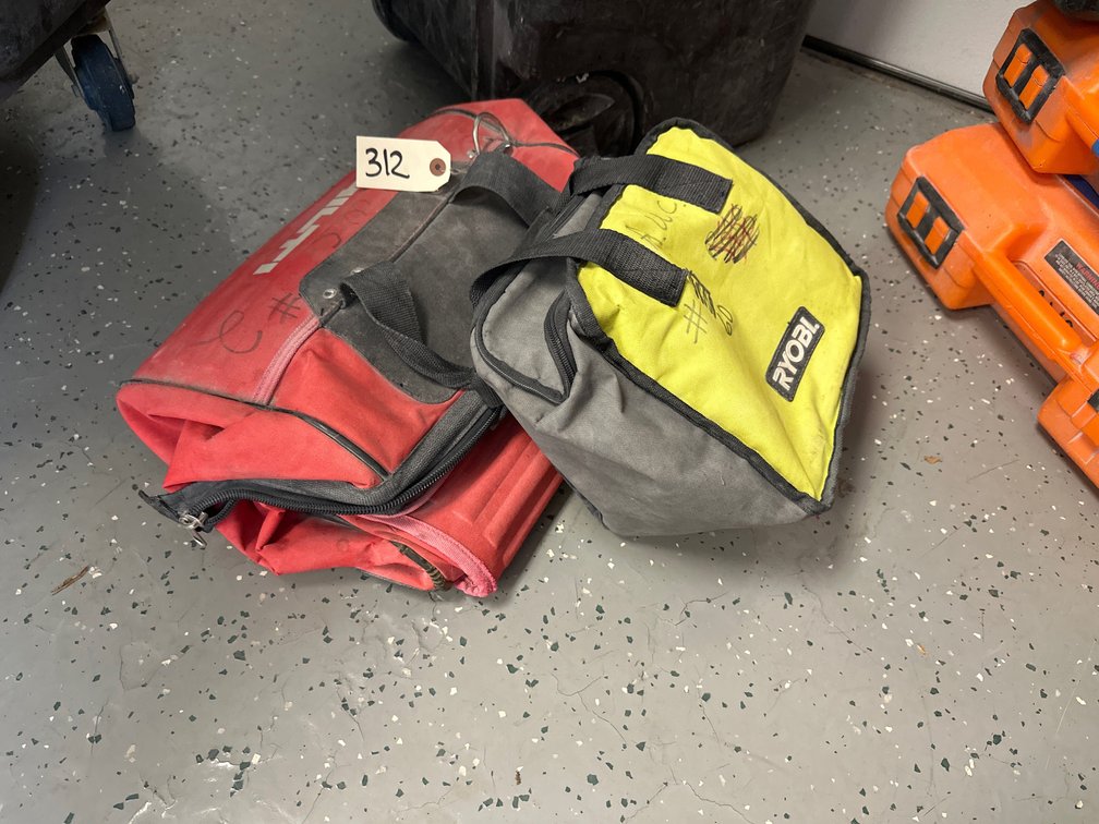 (2) Empty Soft Tool Carrying Cases