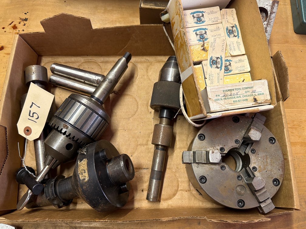 Heavy Duty Ball Bearing Chuck, 3-Jaw Scroll Chuck