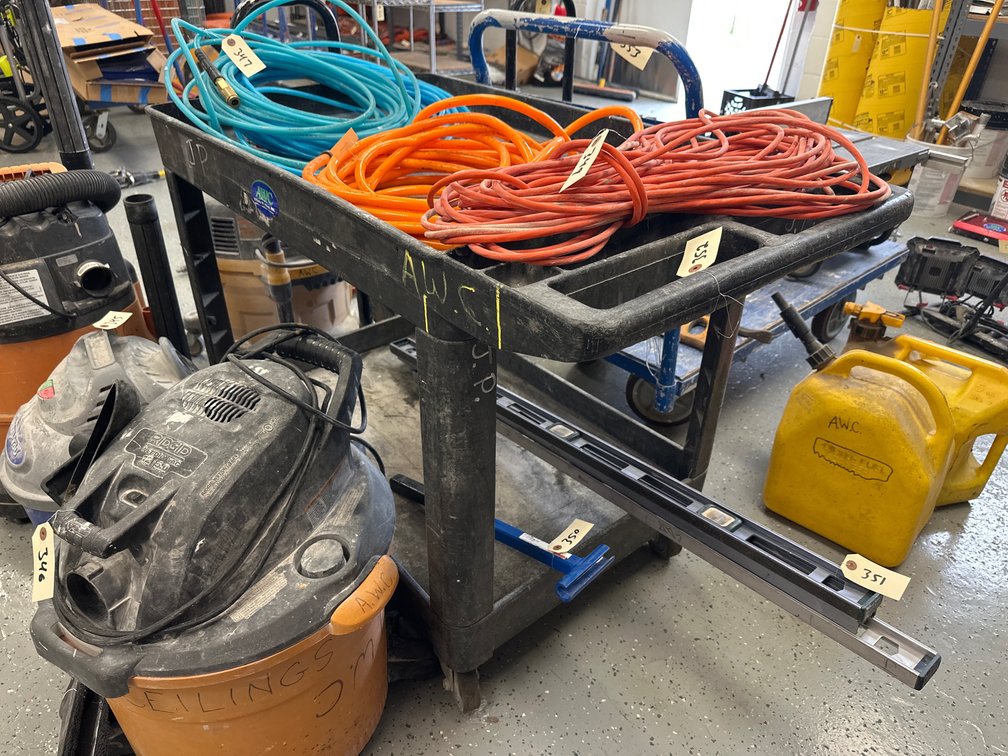 Portable Plastic Shop Cart