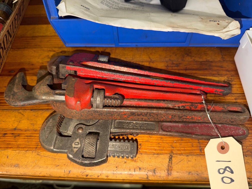 (4) Pipe Wrenches