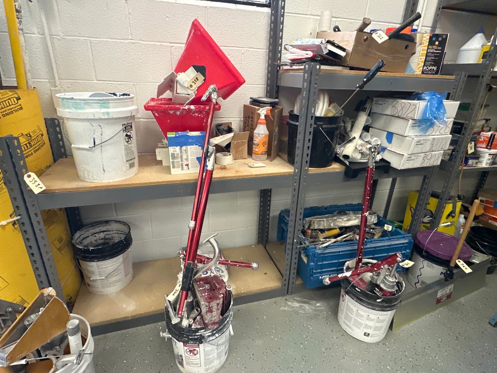 (2) Steel Shelving Units