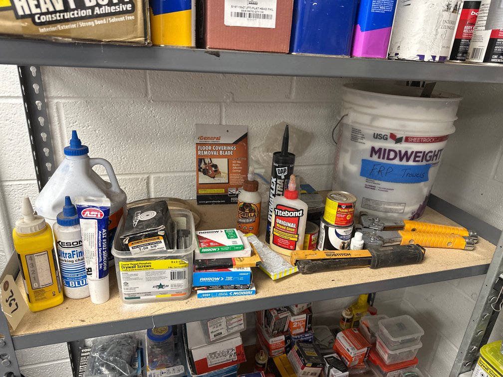 Assorted Glues, Staplers & Related Supplies