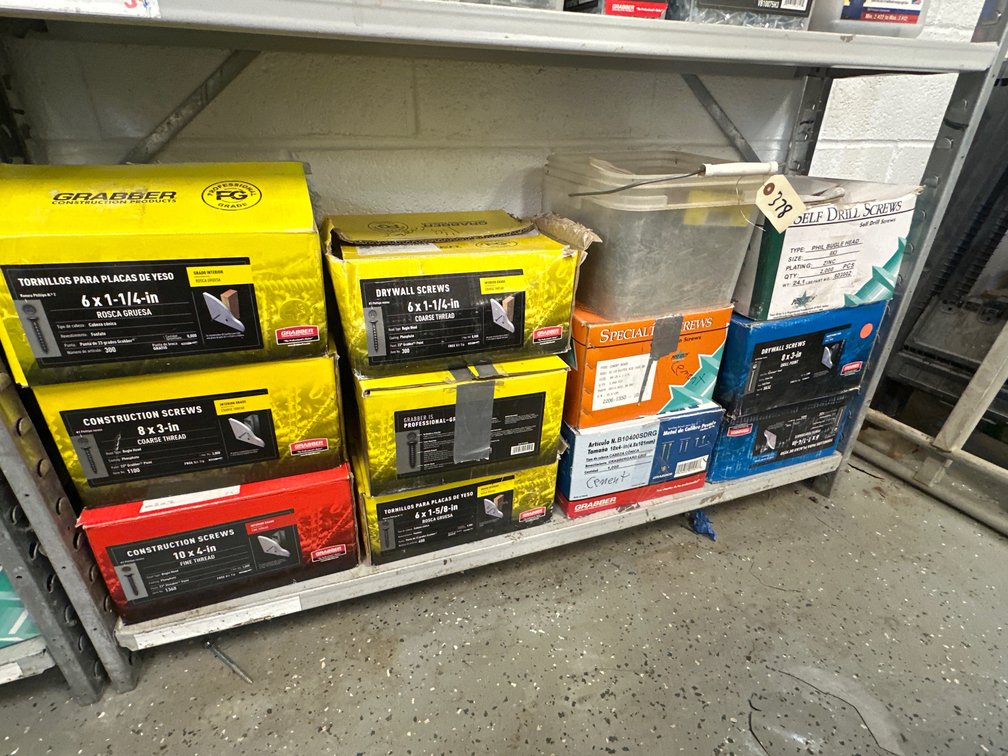 Section Of Assorted Hardware