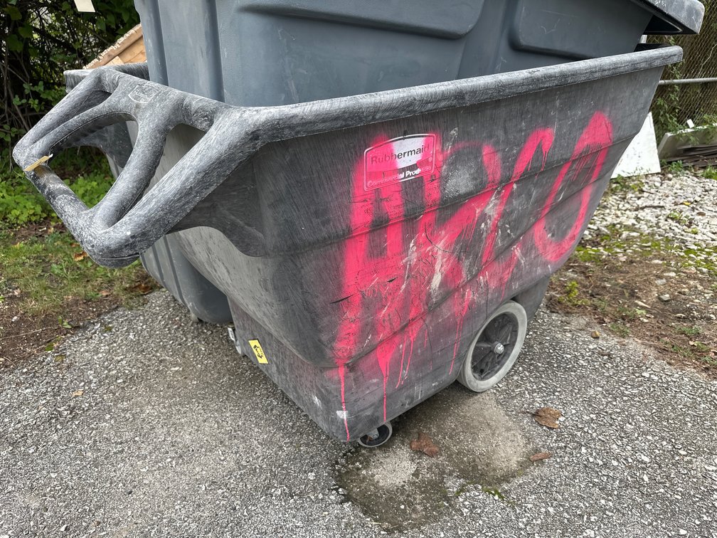 Plastic Trash Hopper