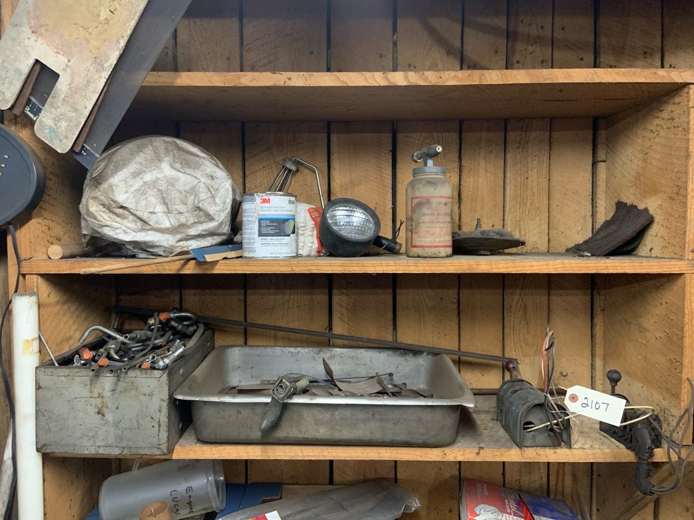 Fuel/Hydraulic Lines, Drill Bits, Light, Paint Roller