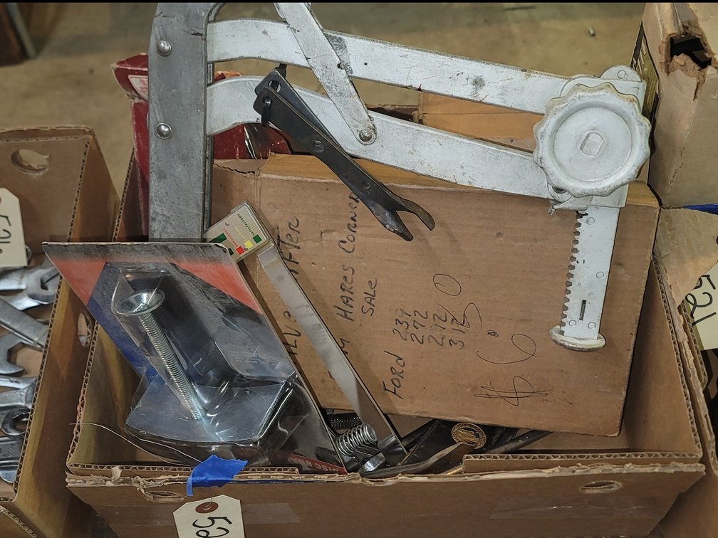 Box of Older Automotive Items