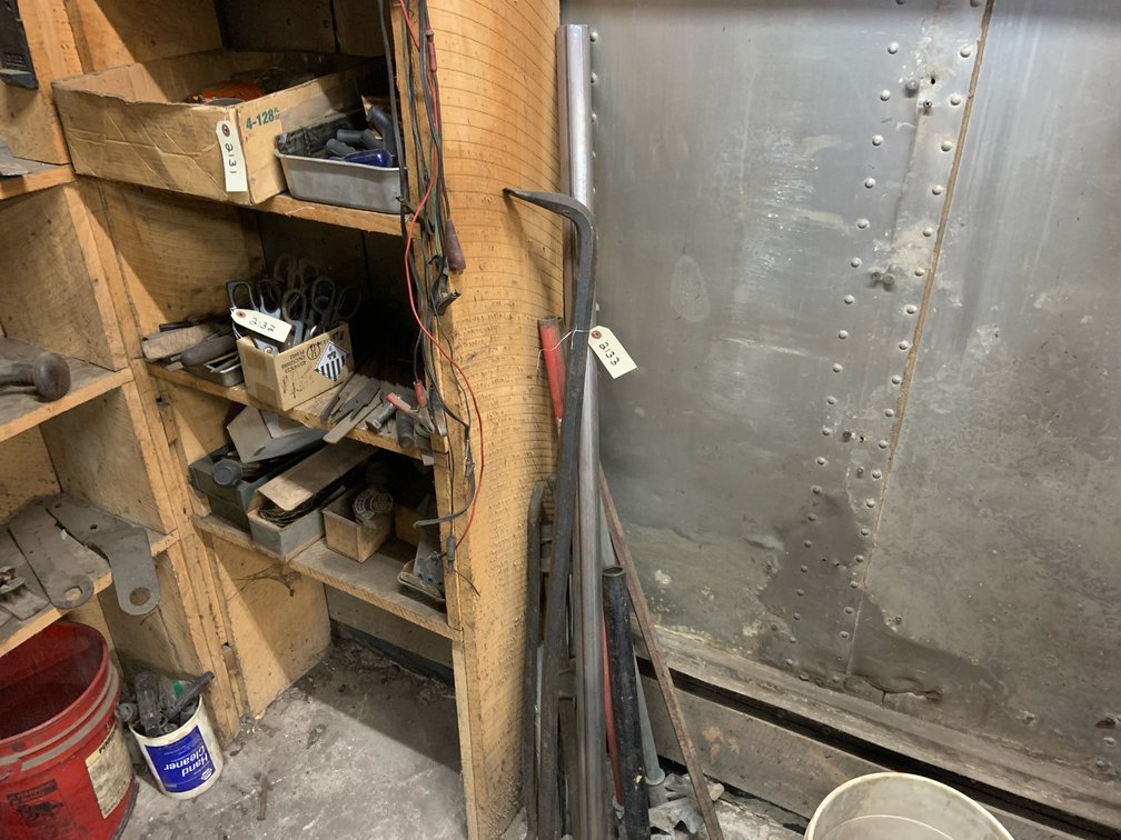 Pry Bars, Tube Bender, Assorted Metal Pieces