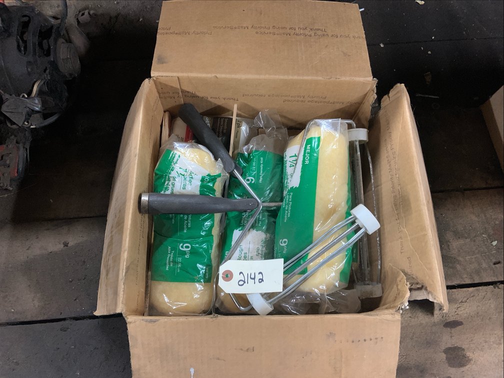 (2) Paint Rollers With 9” Covers