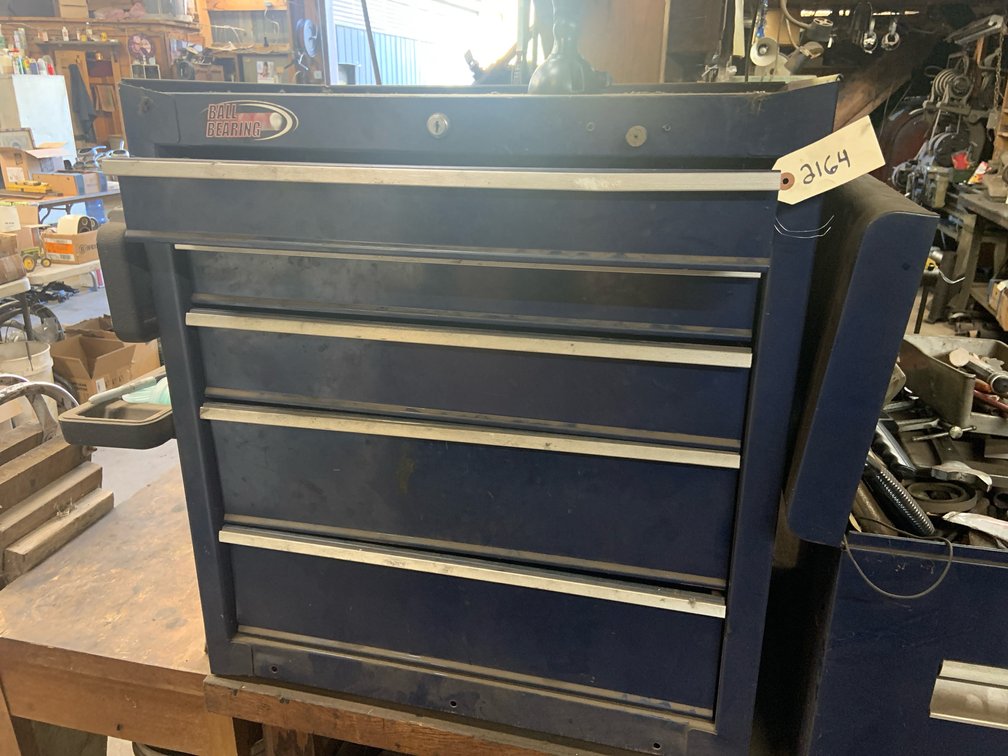 Metal Toolbox With Contents