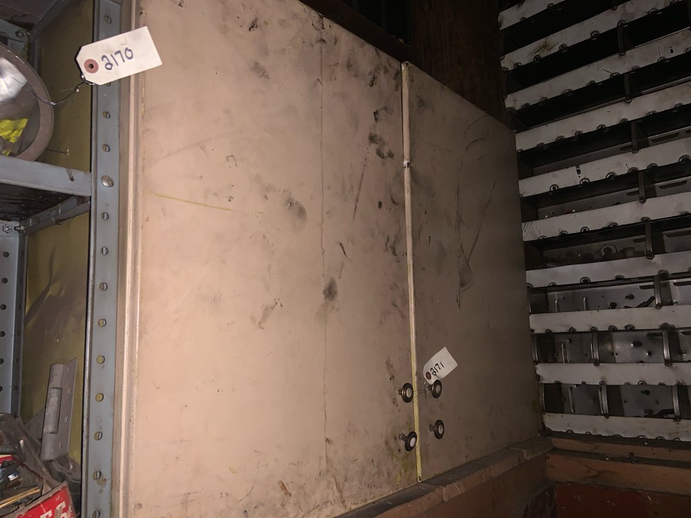 Metal Cabinet With Electrical Controls