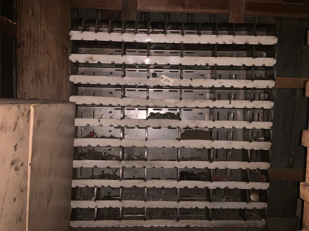 Metal Parts Cabinet With Hardware
