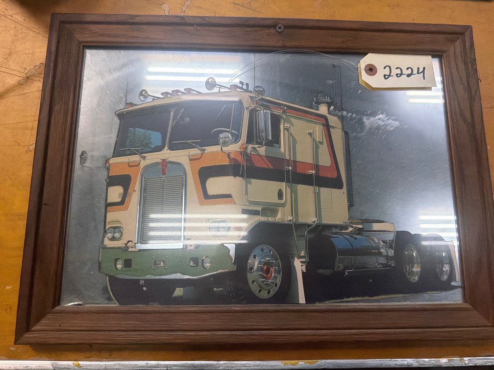 Semi-Truck Picture Frame