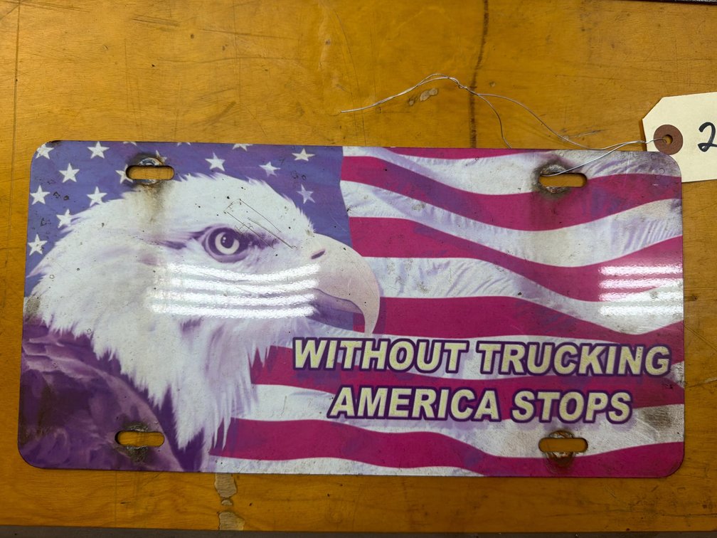 Trucking License Plate