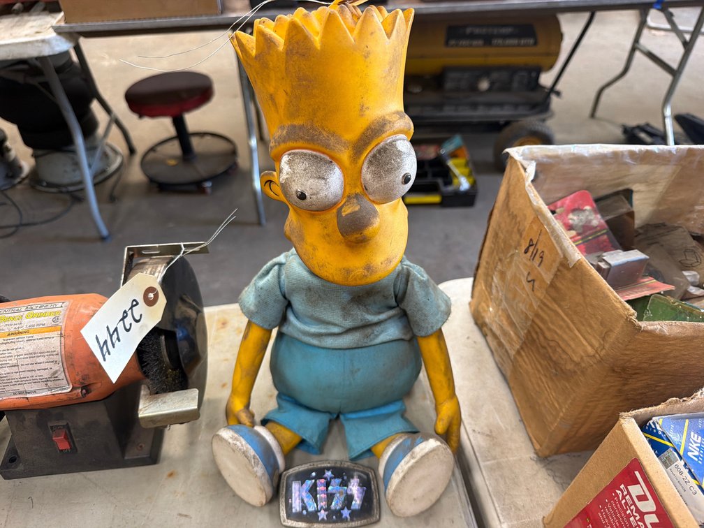 Bart Simpson Doll & Kiss Belt Buckle
