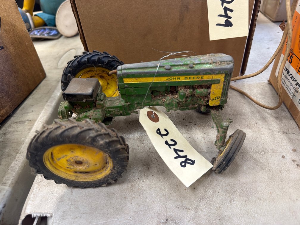 John Deere Cast-Iron Toy Tractor