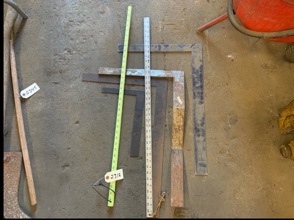 Framing Squares, Measuring Stick, Ruler