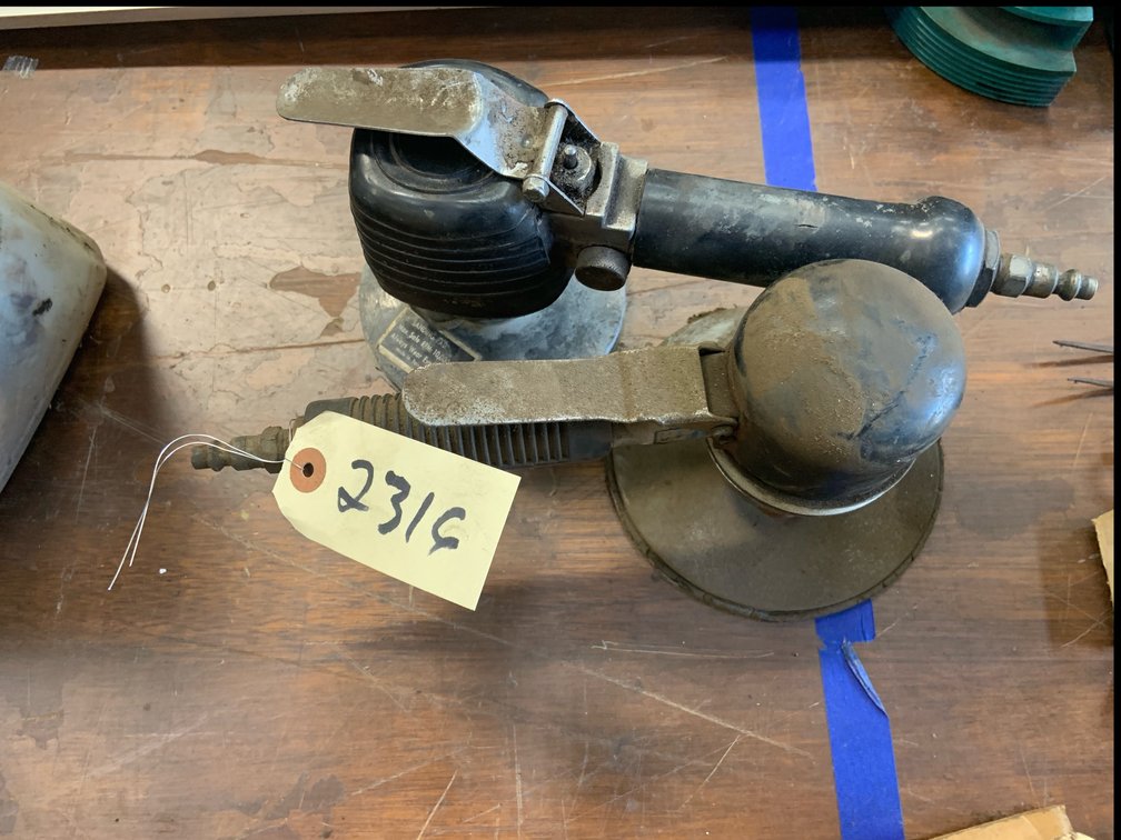 (2) Pneumatic Sanders
