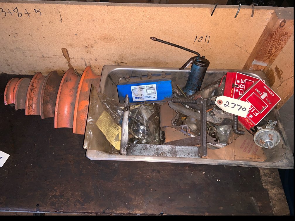Battery Isolator, Fire Alarms, Oil Pump