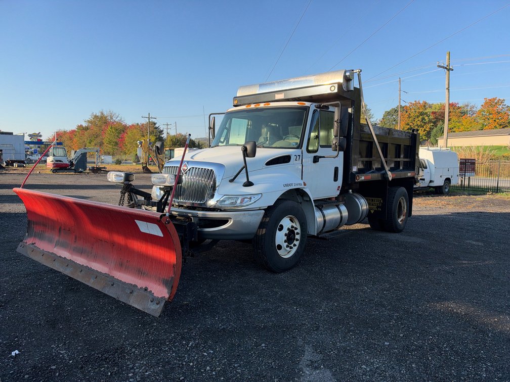2012  International 4300 Dump Truck With Snow Plow