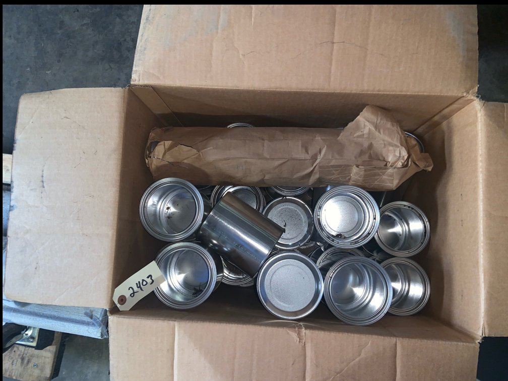 Empty Coffee Cans