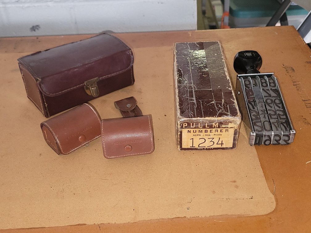 Numbered & Leather Boxes