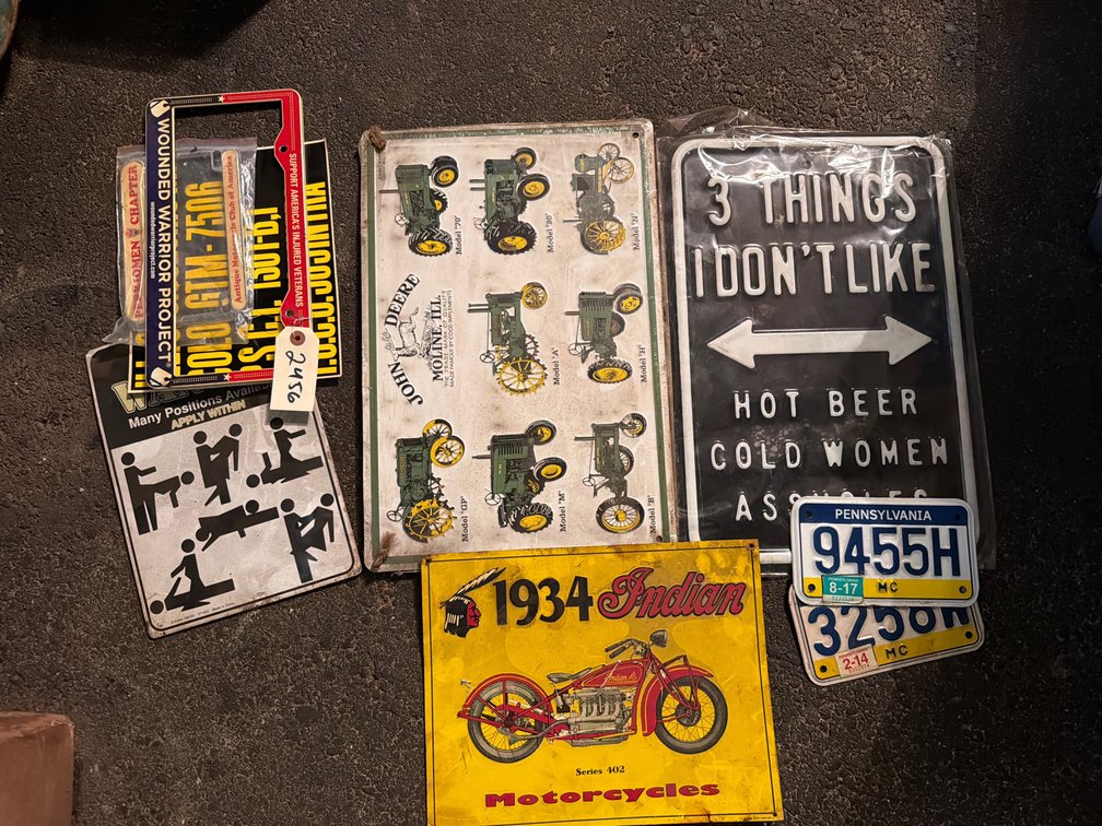 Signs & License Plates