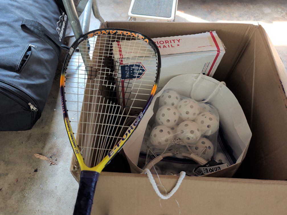 Pickleball Racquet & Balls