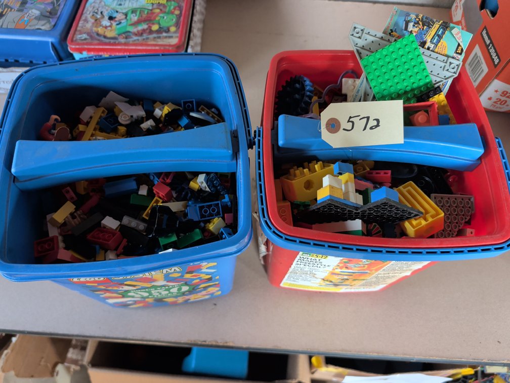 (2) Buckets Of Legos