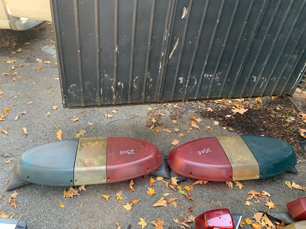 (2) Police Warning Light Bars