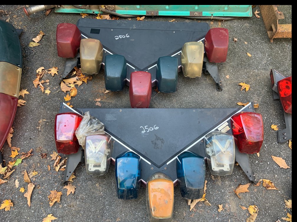 (2) Police Warning Light Bars