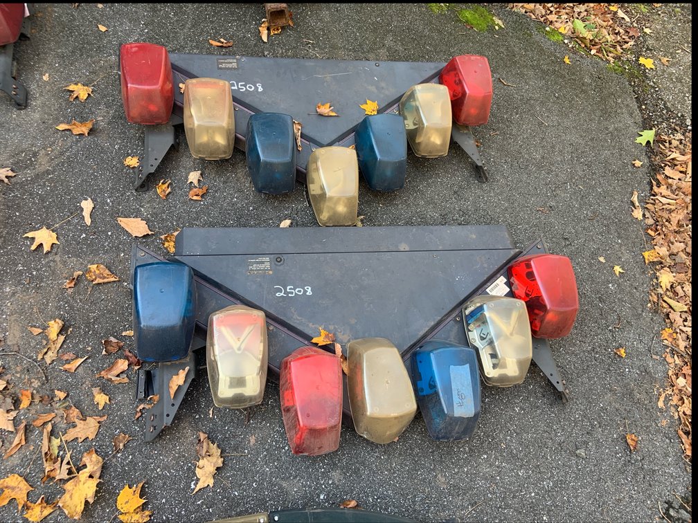(2) Police Warning Light Bar