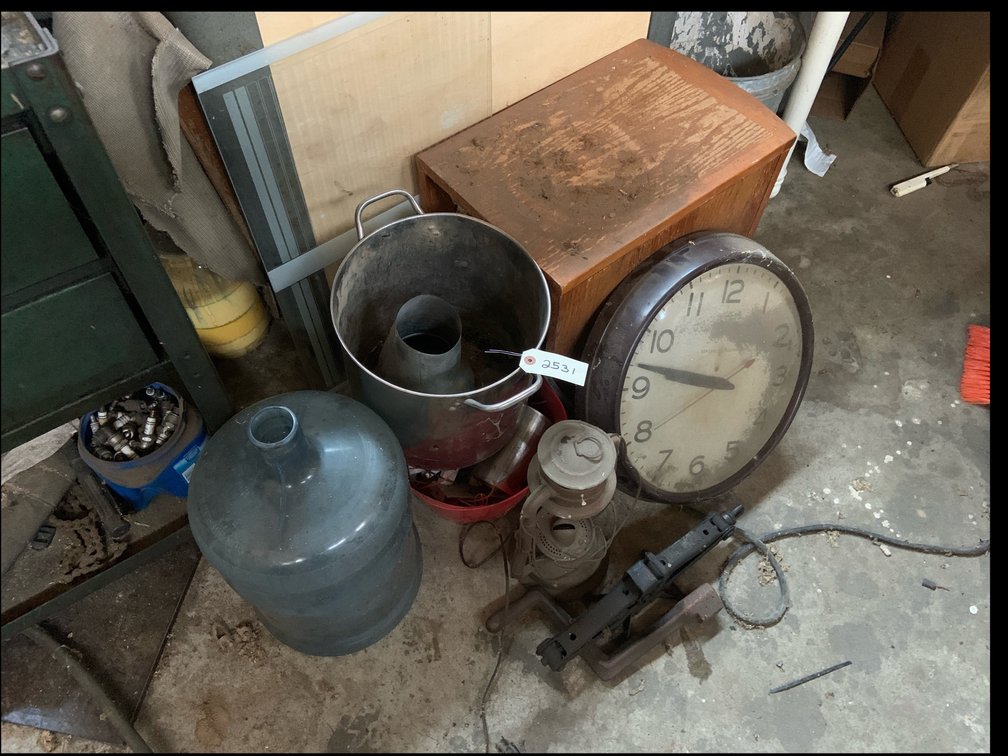 Lantern, Electric Heater, Clock, Jack