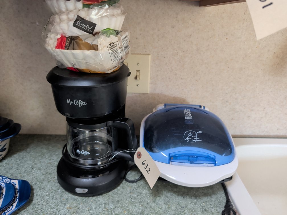 George Foreman Grill & Coffeemaker
