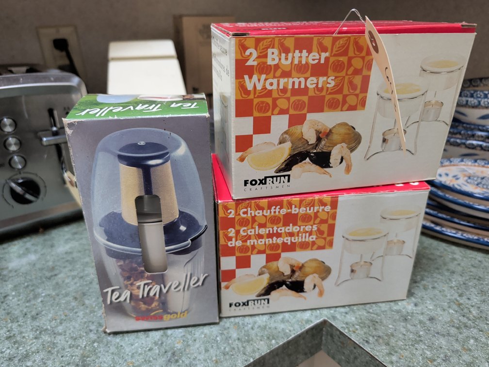(2) Boxes Butter Warmers