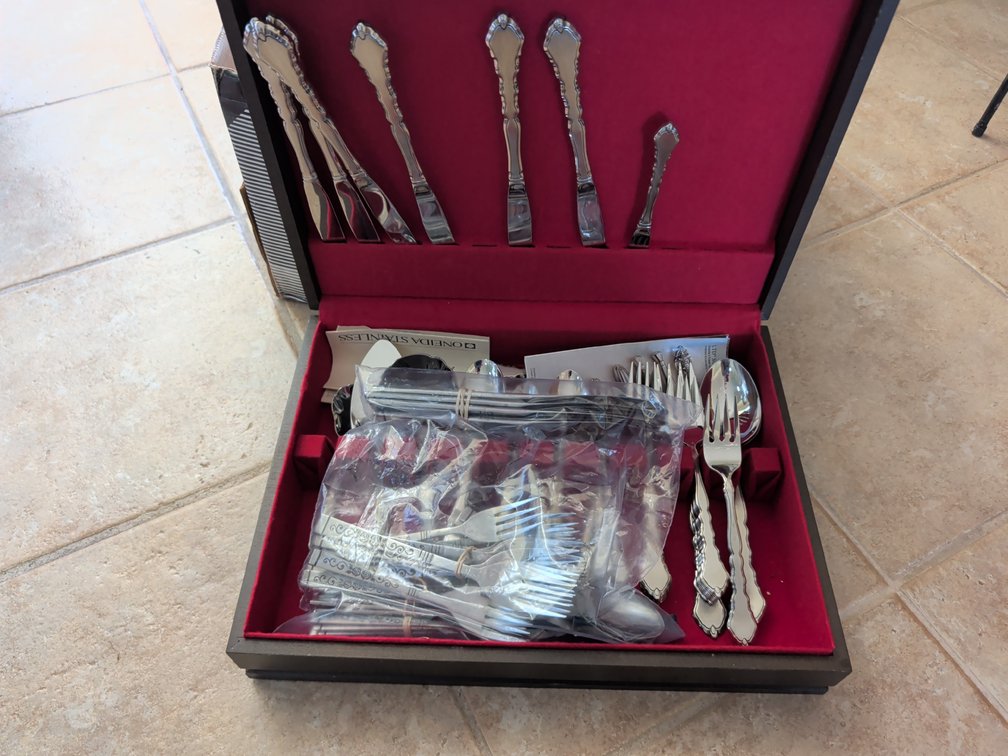 Silverware In Box