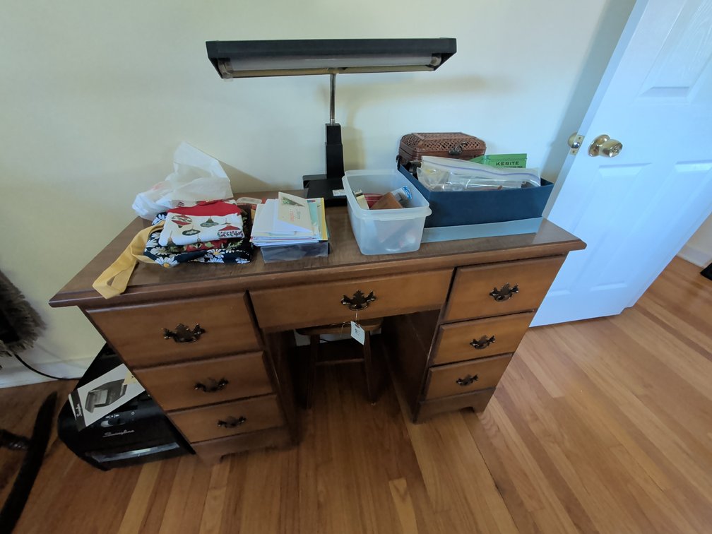 Desk & Lamp