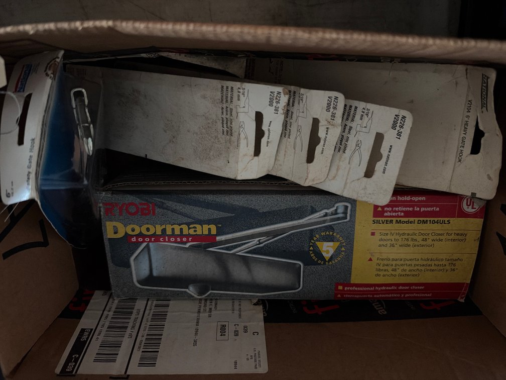 Door Closer & Hooks & Eyes