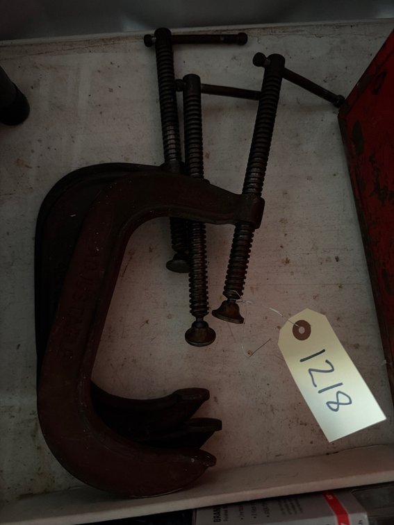 (3) 6” C-Clamps