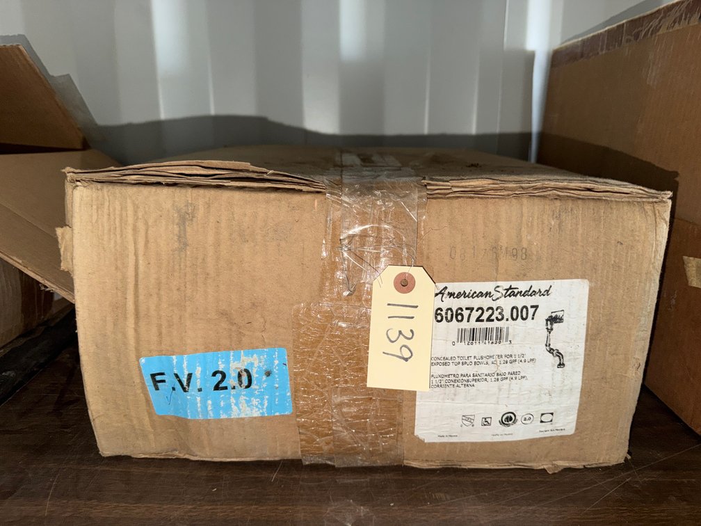 (2) American Standard Flushometer Wall Plates