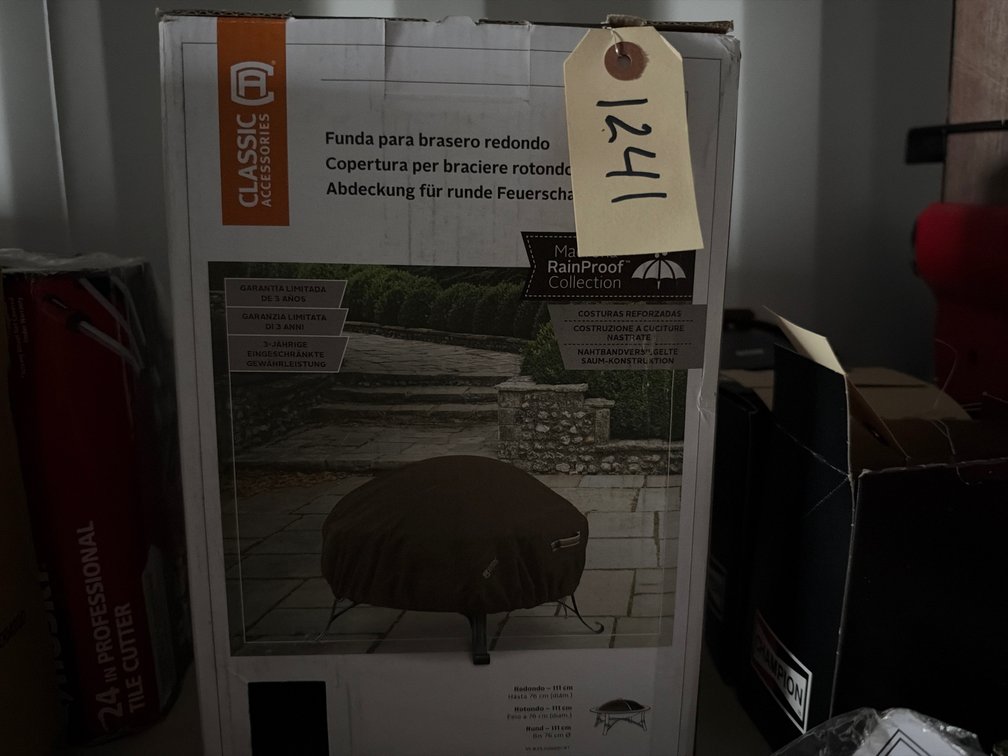 Round Fire Pit Cover