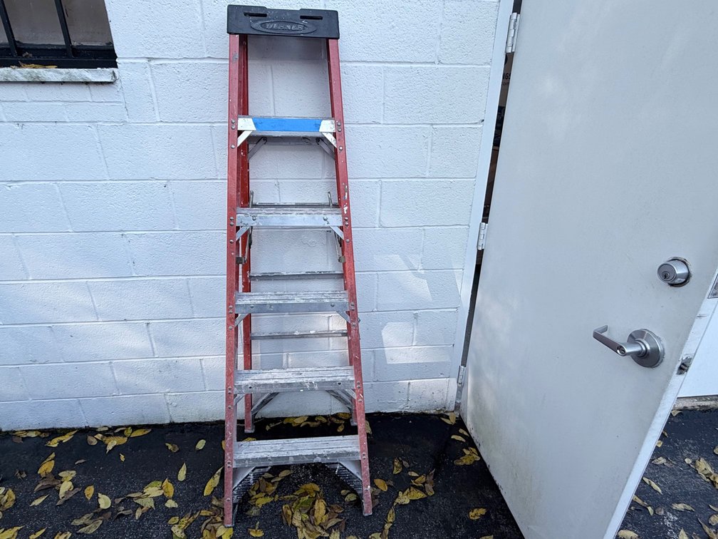 6’ A-Frame Fiberglass Ladder