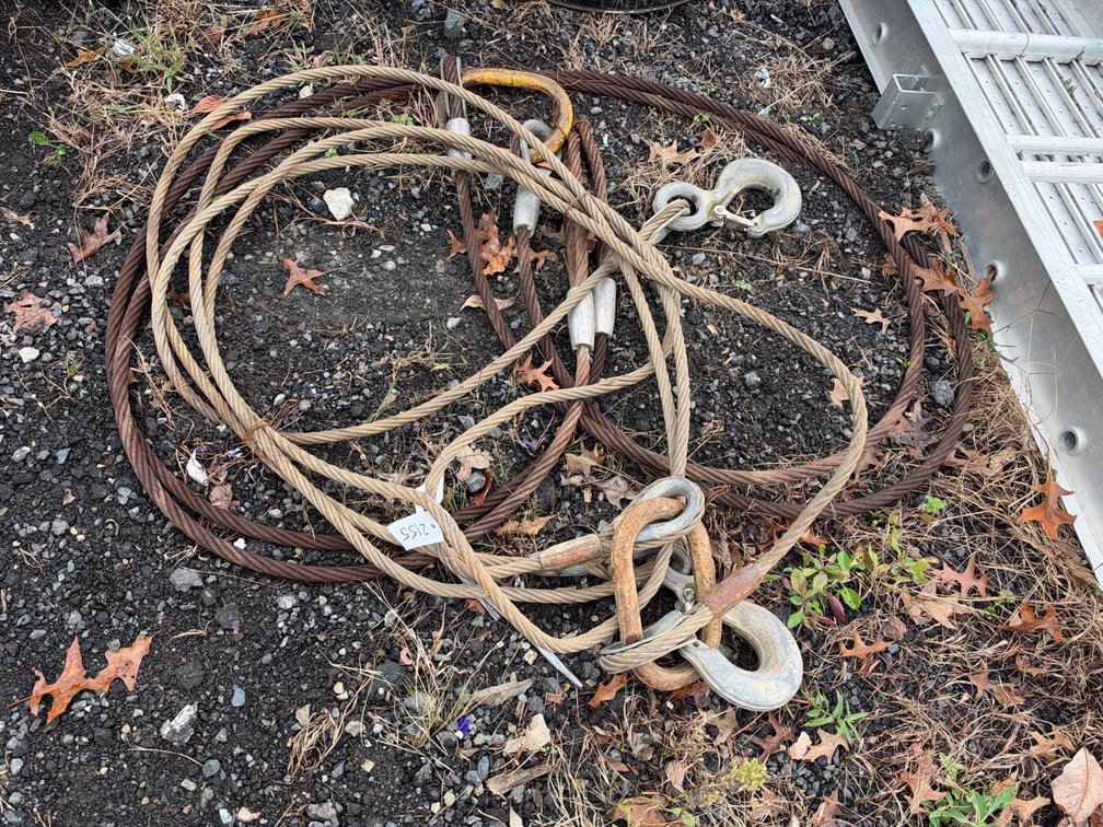 Wire Rope Slings With Hooks & Thimbles